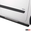 Par de Estribos Barras Laterales para Mercedes Citan 2012-2020 Negro Acero