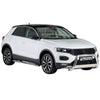 Bull Barra Frontal para VW T-Roc 2017-2025 Plata Brillante Acero 1Pza