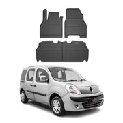 OMAC Alfombrillas De Coche para Renault Kangoo 2007-2021 Negro Goma 4Pza
