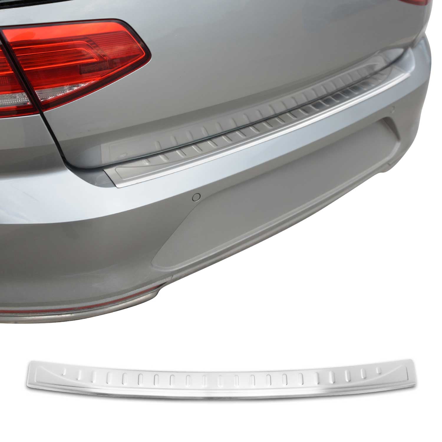 Protector Parachoques para VW Passat Familiar Alltrack 2015-2019 Acero cepillado