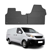 OMAC Alfombrillas De Coche para Peugeot Expert 2016-2024 Negro Goma TPE 2Pza