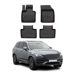 OMAC Premium Alfombrillas De Coche para Volvo XC90 2014-2024 Negro TPE Goma 4Pza