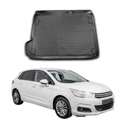 OMAC Bandeja Maletero Alfombrilla para Citroen C4 2010-2021 Negro Goma TPE 1Pza