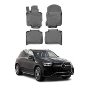 OMAC Alfombrillas De Coche para Mercedes GLE V167 2019-2024 Negro Goma TPE 4Pza