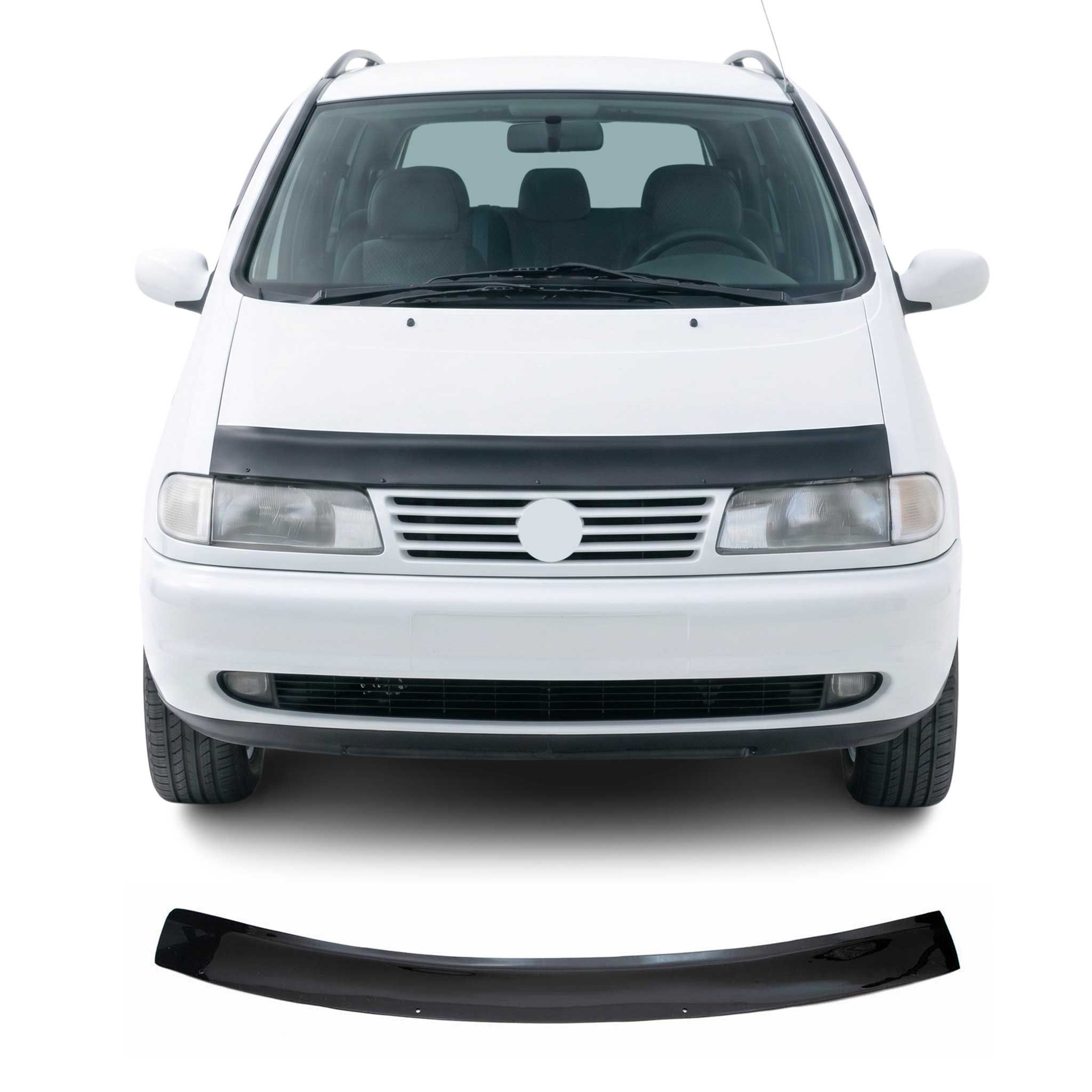 Deflector de Capó para VW Sharan 1995-2000 Oscuro Brillante Acrílico