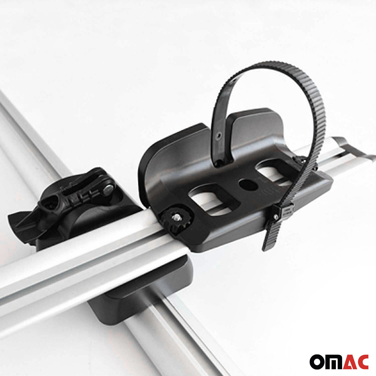Portabicicletas de Techo para Bicicletas Universal Gris Negro Aluminio