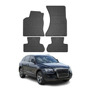 OMAC Alfombrillas De Coche para Audi Q5 2008-2017 Negro Goma 4Pza