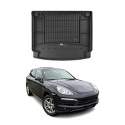 OMAC Premium Bandeja Maletero Alfombrilla para Porsche Cayenne 2010-2017 TPE
