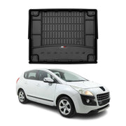 OMAC Premium Bandeja Maletero Alfombrilla para Peugeot 3008 2009-2016 Negro TPE