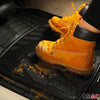 3D Alfombrillas De Coche para VW Caddy 2015-2020 Negro Goma TPE 4Pza