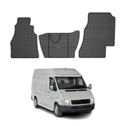 OMAC Alfombrillas De Coche para VW LT 1996-2006 Negro Goma TPE 3Pza