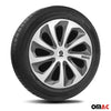 Sparco Sicilia Tapacubos 16" pulgadas Universal Plata ABS Plástico