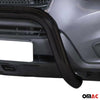 Bull Barra Frontal para Hyundai Santa Fe 2009-2012 Negro Brillante Acero 1Pza