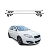 Menabo Barras de Techo Baca para Fiat Croma 2005-2010 Gris Aluminio 2Pza