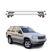 Menabo Barras de Techo Baca para Jeep Cherokee WJ 2001-2004 Gris Aluminio 2Pza