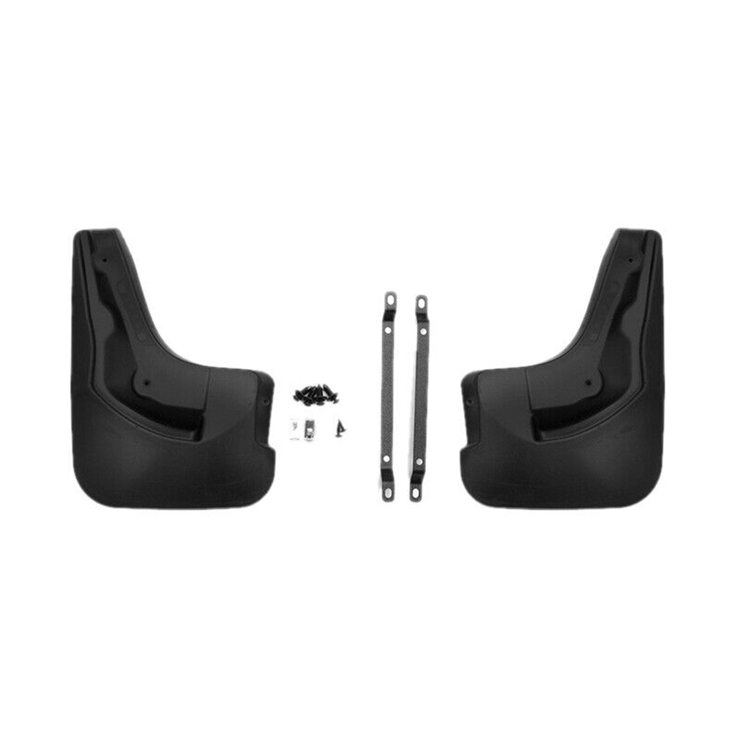 Juego de Guardabarros Trasero para Ford Focus 2014-2018 Sedán Negro Mate 2Pza