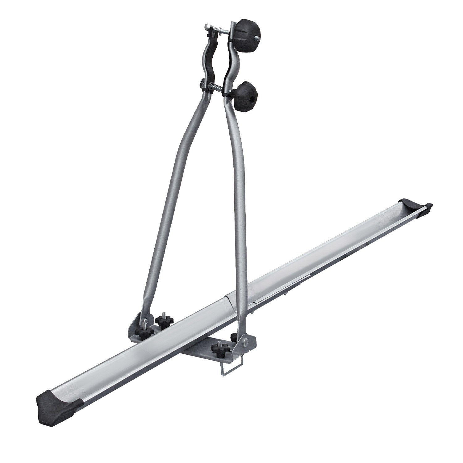 Portabicicletas de Techo para Bicicletas Universal Gris Acero