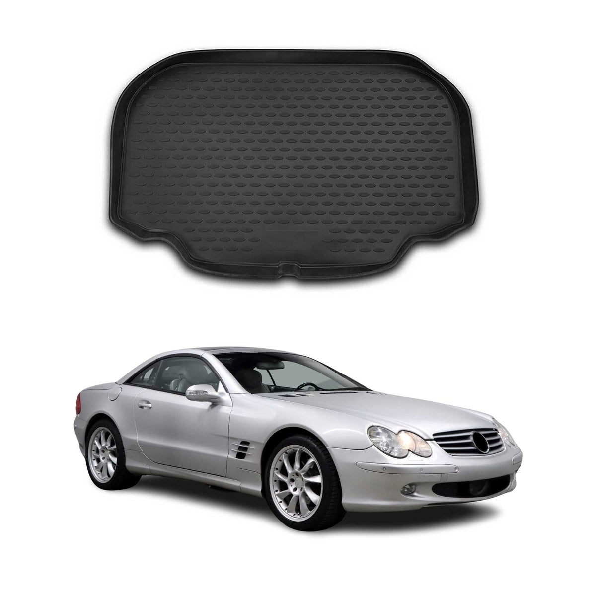 OMAC Bandeja Maletero Alfombrilla para Mercedes SL Class R230 2001-2012 TPE