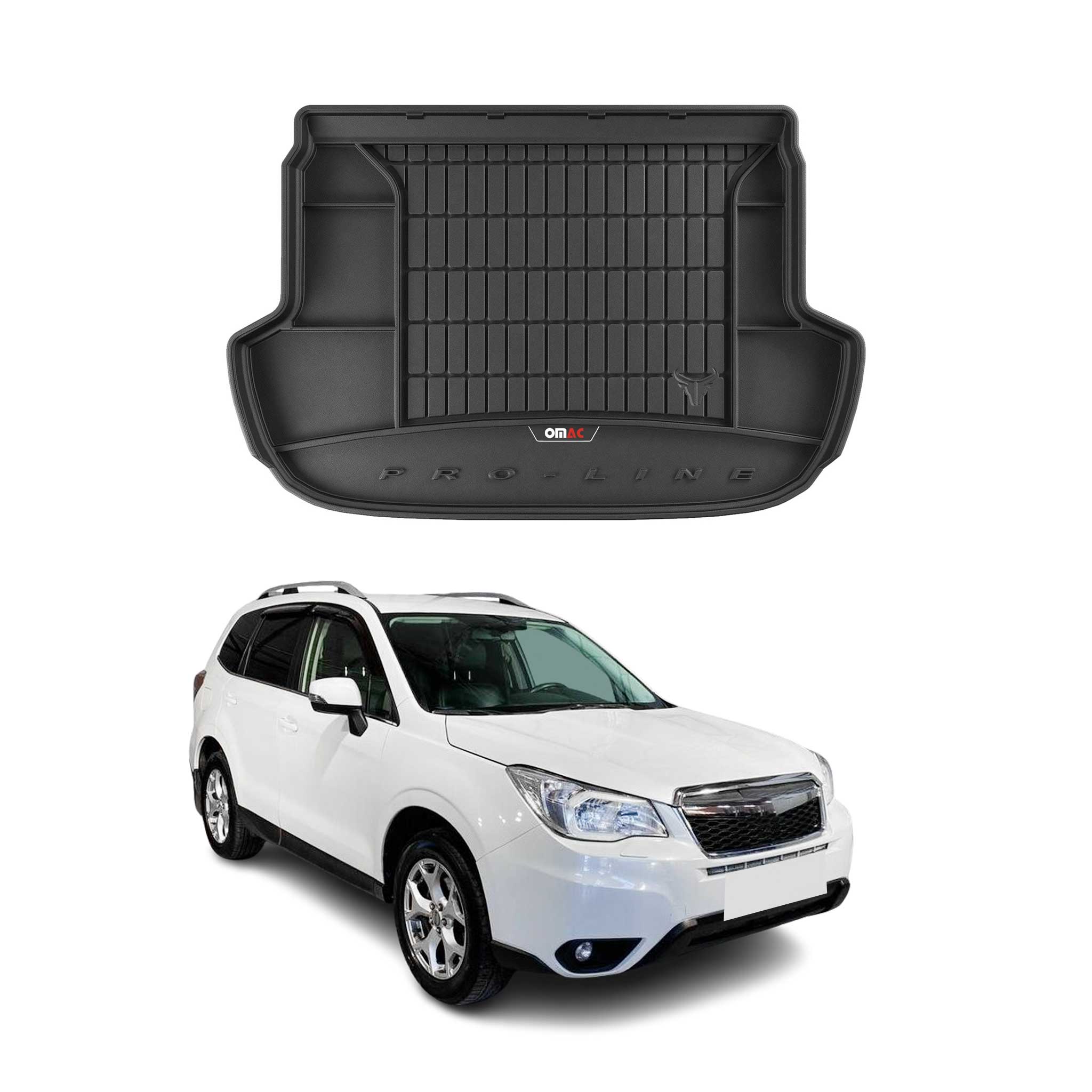 OMAC Premium Bandeja Maletero Alfombrilla para Subaru Forester 2012-2018 TPE