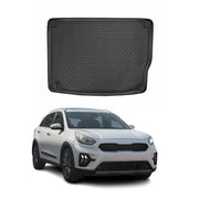 OMAC Bandeja Maletero Alfombrilla para Kia Niro 2016-2024 Negro Goma TPE 1Pza