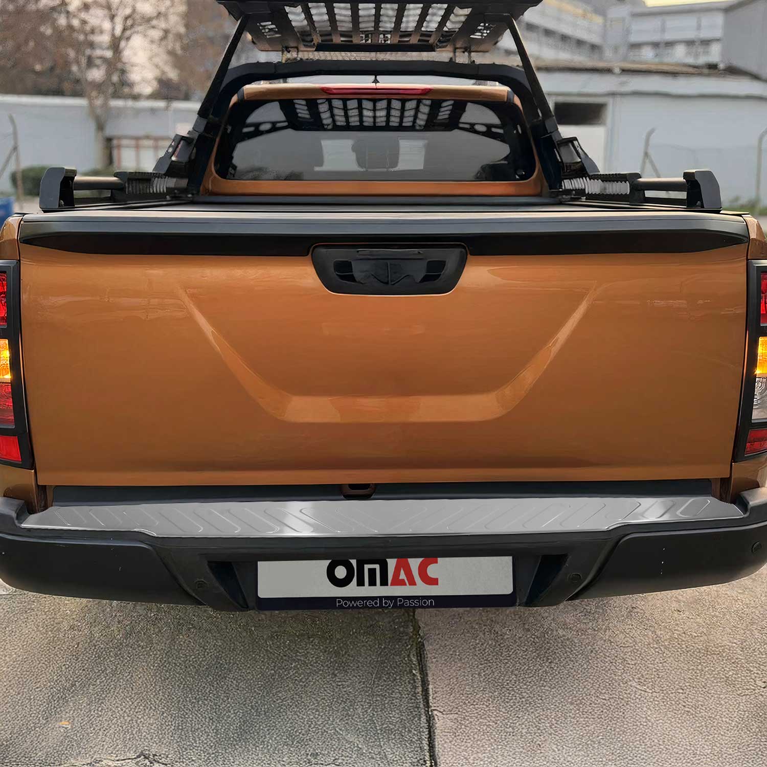 Protector de Parachoques Trasero para Nissan Navara 2016-2025 Acero cepillado