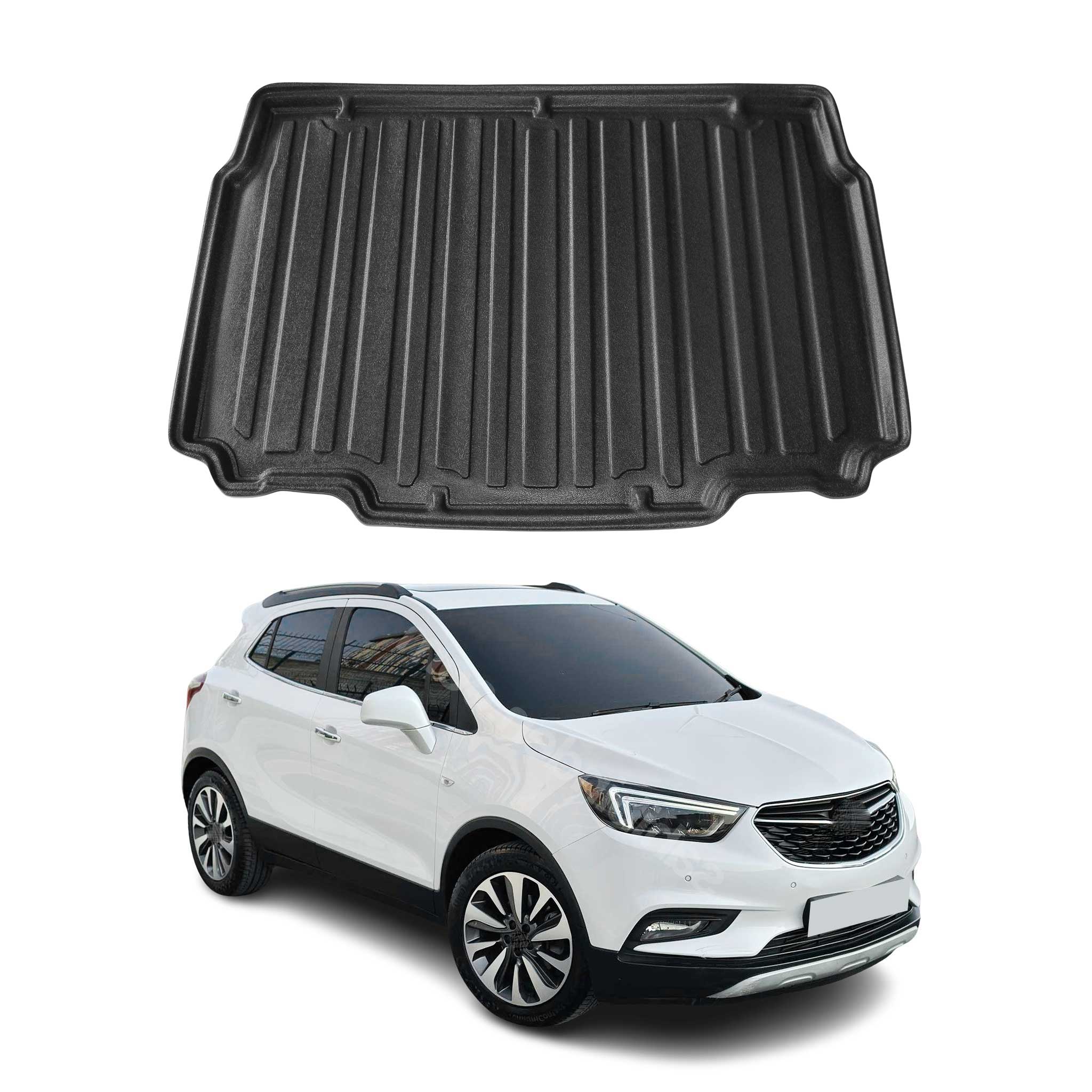 OMAC Bandeja Maletero Alfombrilla para Opel Mokka B 2021-2025 Negro Goma TPE