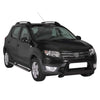 Bull Barra Frontal para Sandero Stepway 2012-2016 Negro Brillante Acero 1Pza