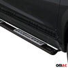 Par de Estribos Barras Laterales para Subaru XV 2012-2025 Negro Brillante Acero
