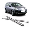 Par de Estribos Barras Laterales para Citroen C-Crosser 2008-2012 Plata Acero 2x