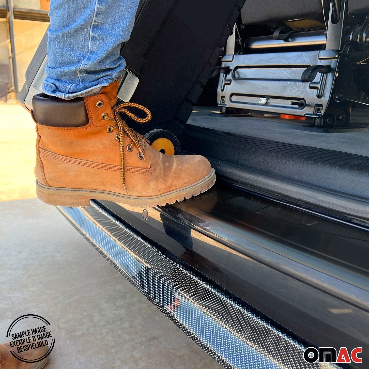 Protector Parachoques para Opel Vivaro C 2019-2024 L1 L2 RS Acero cepillado