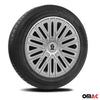 Sparco Bergamo Tapacubos 16" pulgadas Universal Plata ABS Plástico