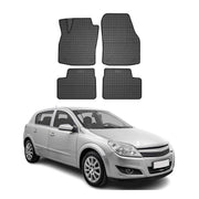 OMAC Alfombrillas De Coche para Opel Astra H 2004-2014 Negro Goma 4Pza