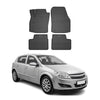 OMAC Alfombrillas De Coche para Opel Astra H 2004-2014 Negro Goma 4Pza