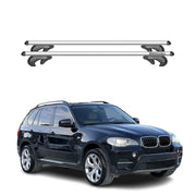 Menabo Barras de Techo Coche Barra para BMW X3 E83 2004-2010 Gris Aluminio 2Pza