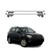 Menabo Barras de Techo Baca para Toyota RAV4 XA30 2005-2012 Gris Aluminio 2Pza