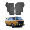 OMAC Alfombrillas De Coche para VW T3 1979-1991 Negro Goma 2Pza