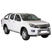 Bull Barra Frontal para Isuzu D-Max 2012-2019 Plata Brillante Acero