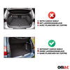 OMAC Premium Bandeja Maletero Alfombrilla para Renault Modus 2004-2012 Negro TPE