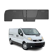 OMAC Alfombrillas De Coche para Renault Trafic 2ND ROW 2001-2014 Negro Goma 2Pza