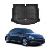 OMAC Premium Bandeja Maletero Alfombrilla para VW Beetle 2011-2019 Negro TPE