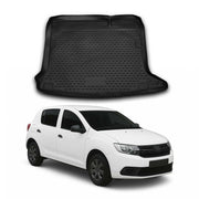 OMAC Bandeja Maletero Alfombrilla para Dacia Sandero 2012-2020 Negro Goma TPE