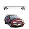 Menabo Barras de Techo Baca para VW Golf 1997-2004 Gris Aluminio 2Pza