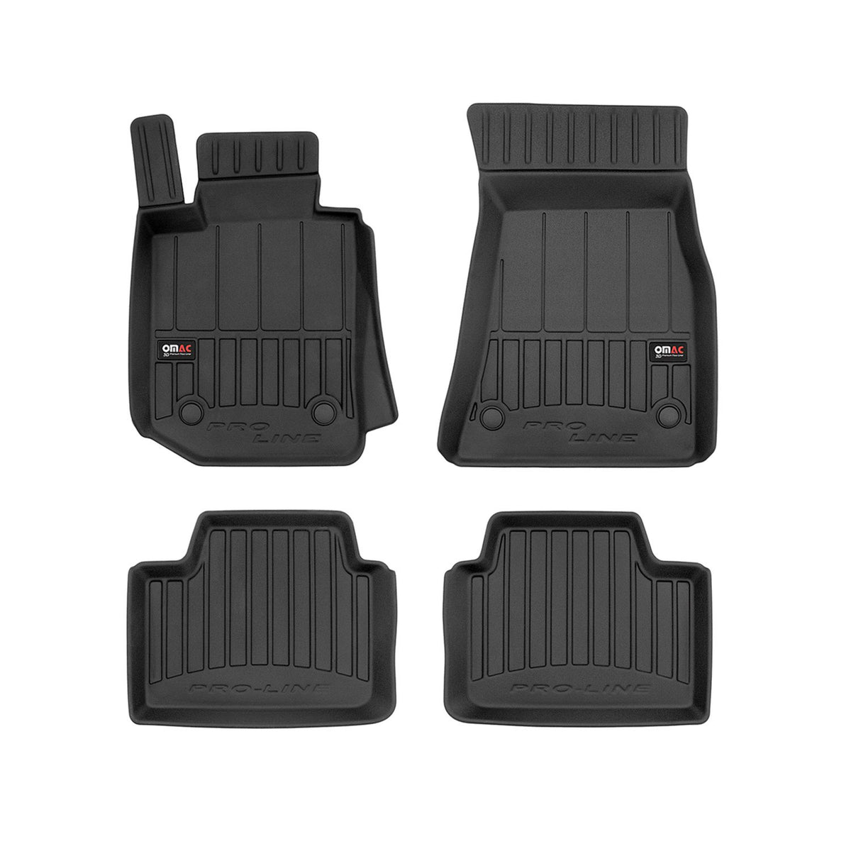 OMAC Premium Alfombrillas De Coche para BMW Serie 3 G20 G21 2019-2025 Goma 4x