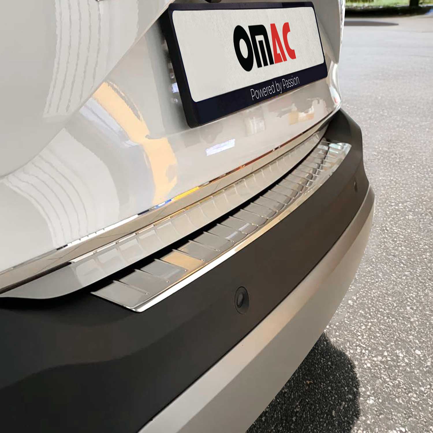 Protector Parachoques para Opel Crossland X 2017-2021 Plata Brillante Acero