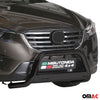 Bull Barra Frontal para Mazda CX-5 2015-2016 Negro Brillante Acero 1Pza