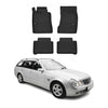 OMAC Premium Alfombrillas Coche para Mercedes E Class W211 S211 2003-09 TPE