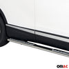 Par de Estribos Barras Laterales para Honda CR-V Hybrid 2019-2025 Plata Acero 2x