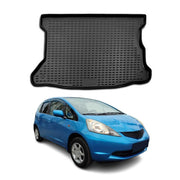 OMAC Bandeja Maletero Alfombrilla para Honda Jazz 2007-2008 Negro Goma TPE 1Pza