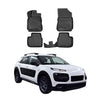 OMAC Alfombrillas De Coche para Citroen C4 Cactus 2014-2020 Negro Goma TPE 4Pza