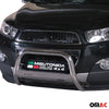 Bull Barra Frontal para Chevrolet Captiva 2011-2016 Plata Brillante Acero 1Pza